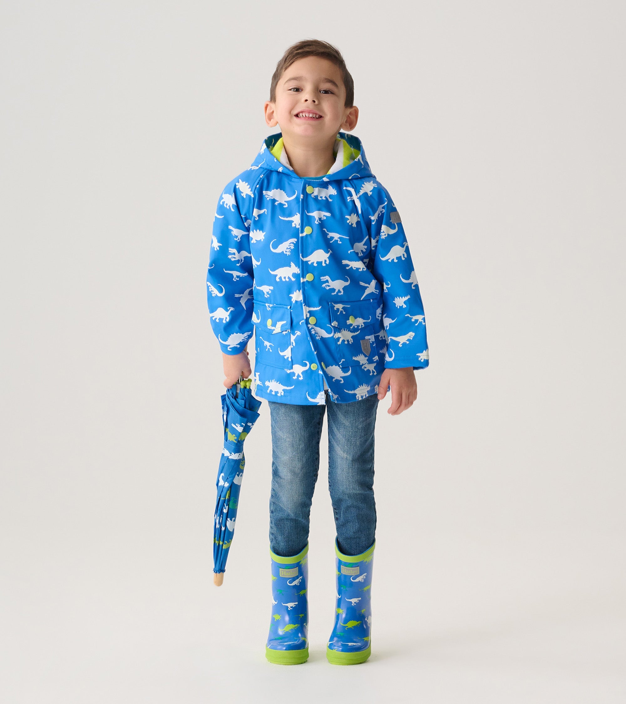 Hatley Color Changing Dinosaur Ménagerie Raincoat
