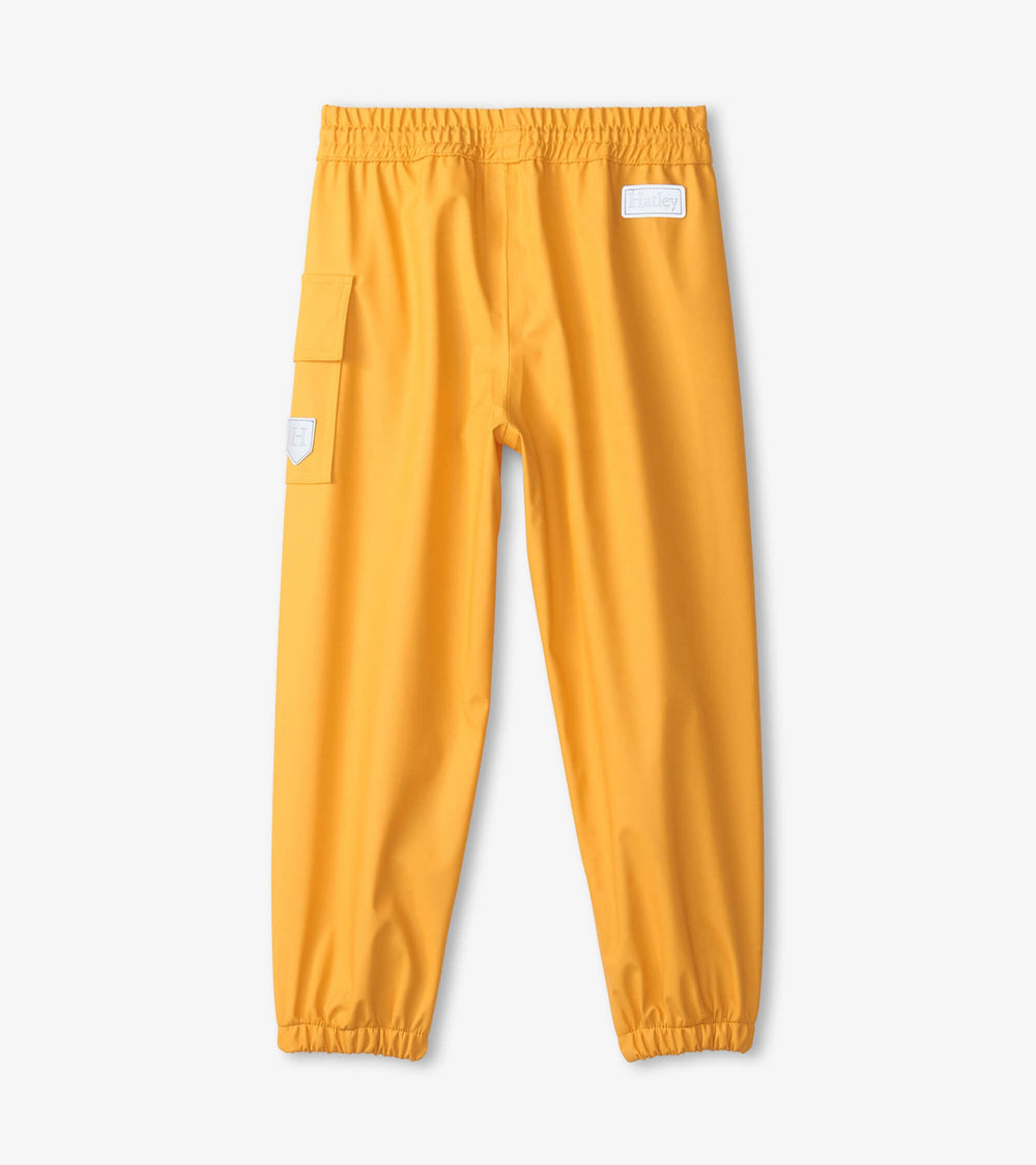 Hatley Yellow Kids Rain Pants