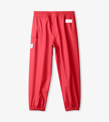 Hatley Red Kids Rain Pants