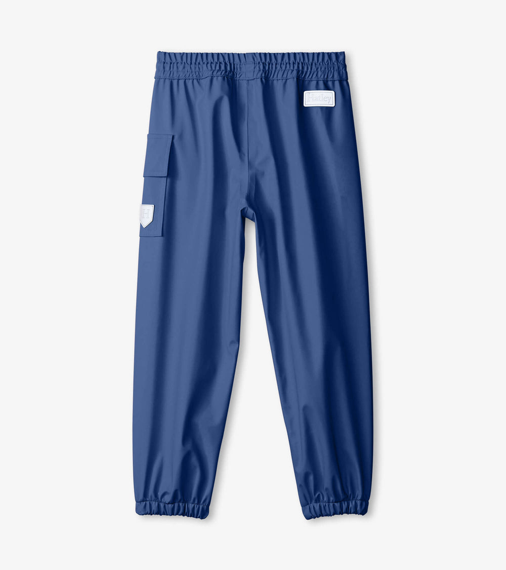 Hatley Classic Navy Kids Rain Pants