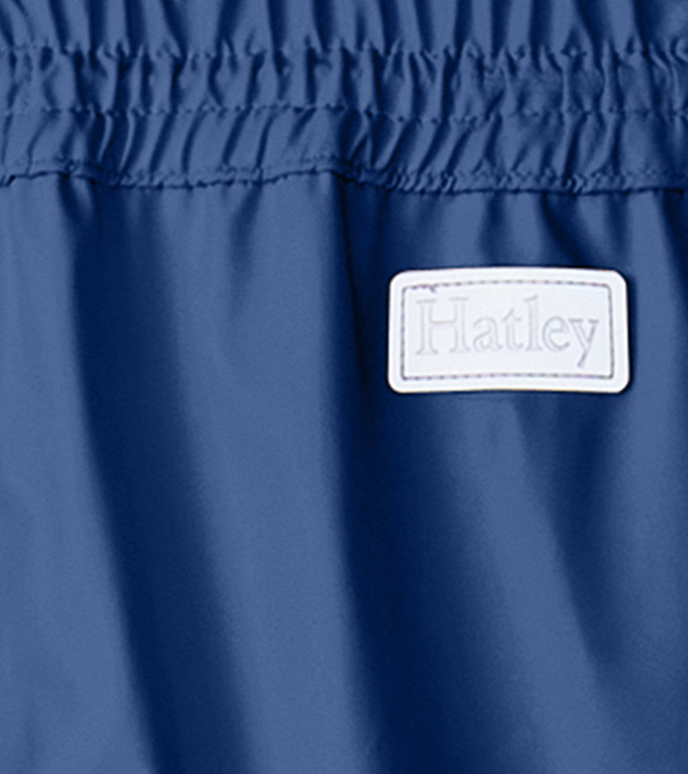 Hatley Classic Navy Kids Rain Pants