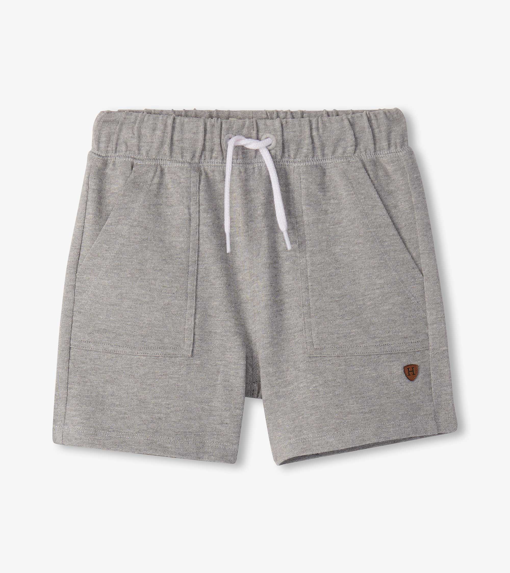 Hatley Boys Athletic Grey Relaxed Shorts