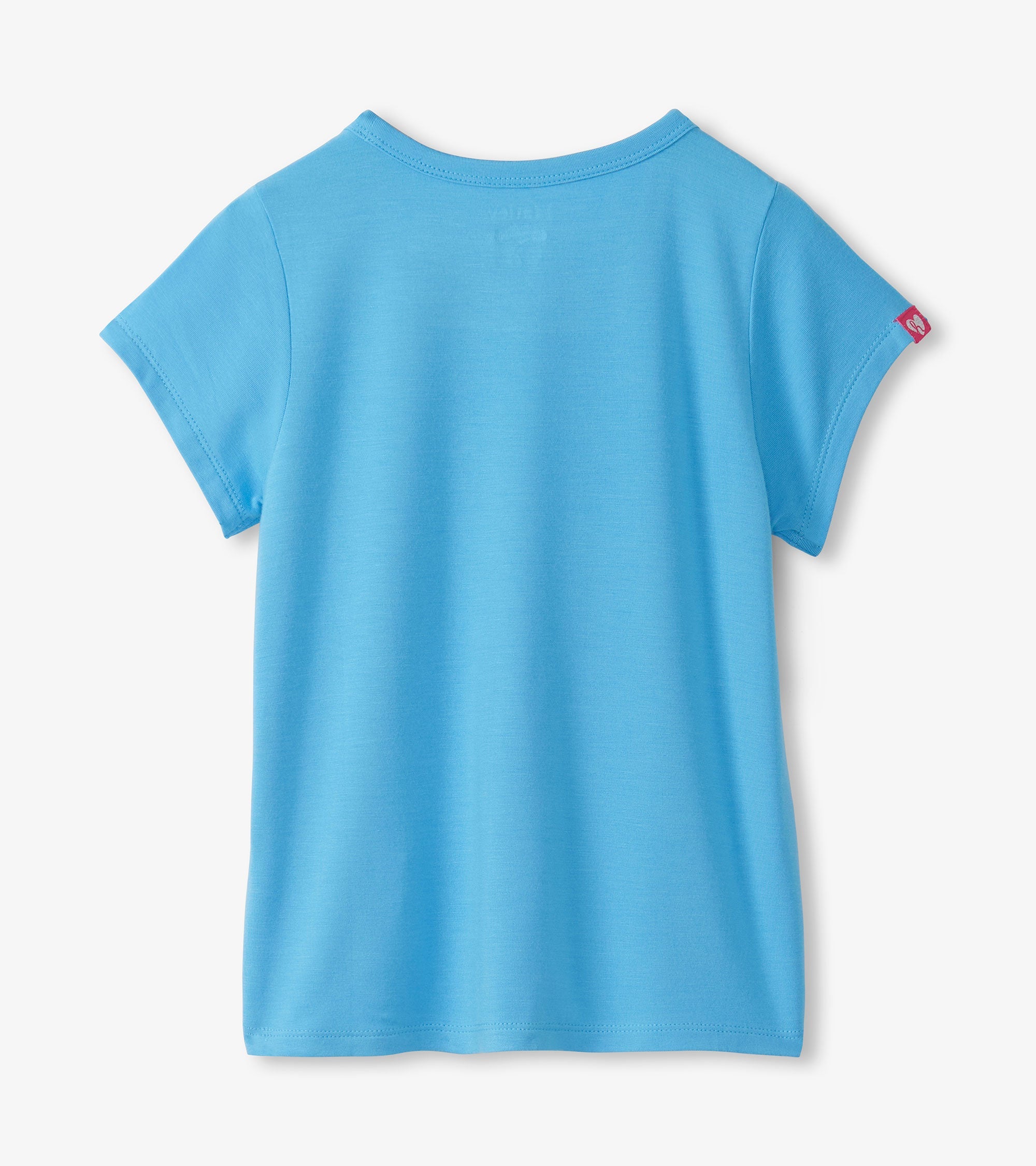 Hatley Girls Baby Blue Pocket T-Shirt