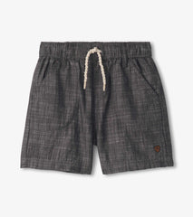 Hatley Boys Dark Grey Woven Shorts