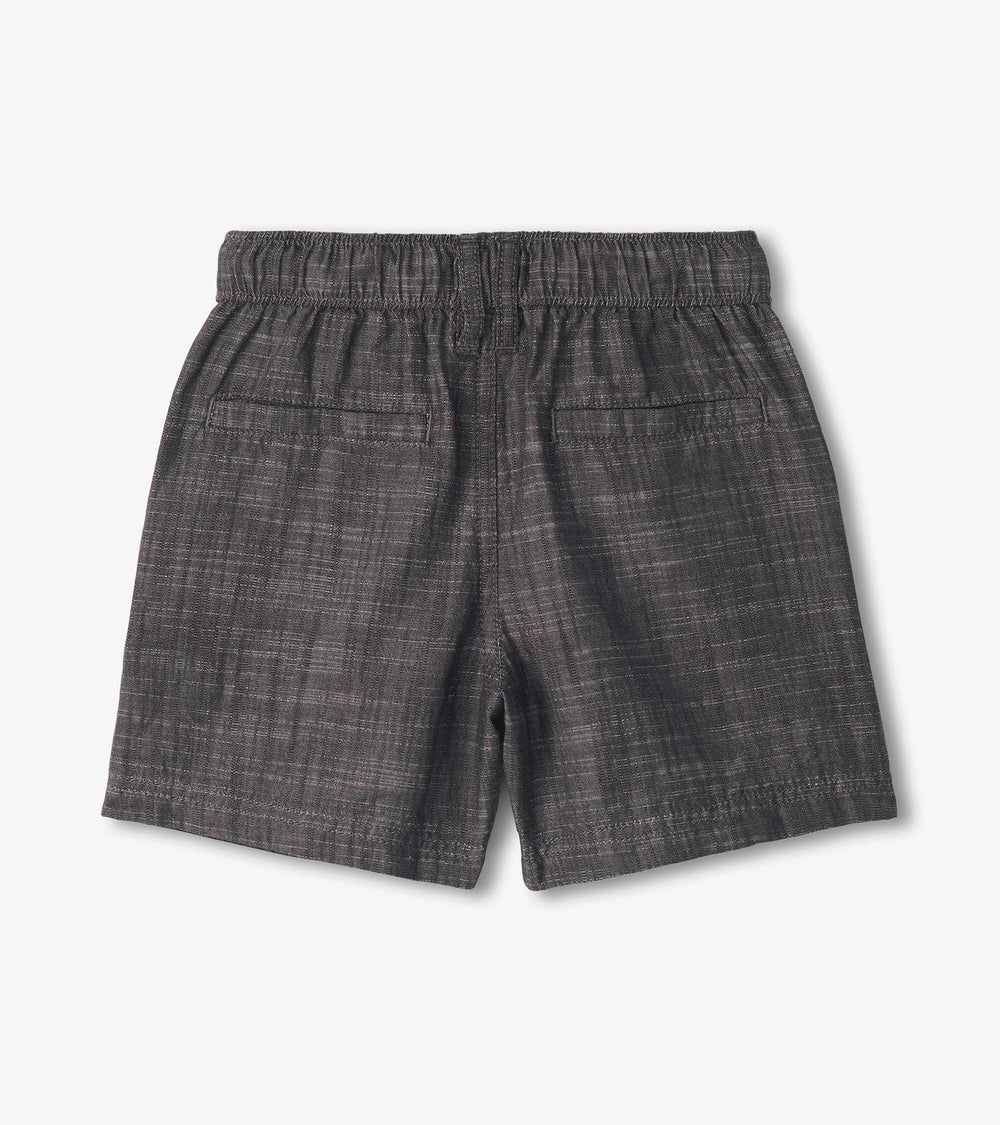 Hatley Boys Dark Grey Woven Shorts