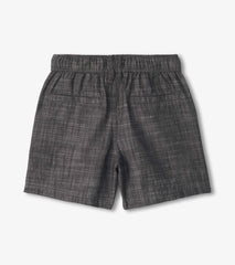 Hatley Boys Dark Grey Woven Shorts