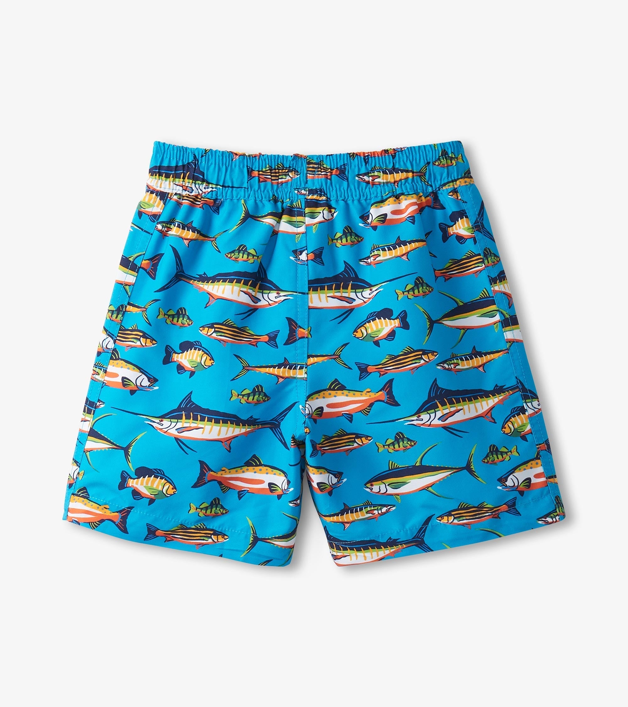 Hatley Boys Lots Of Fish Swim Trunks