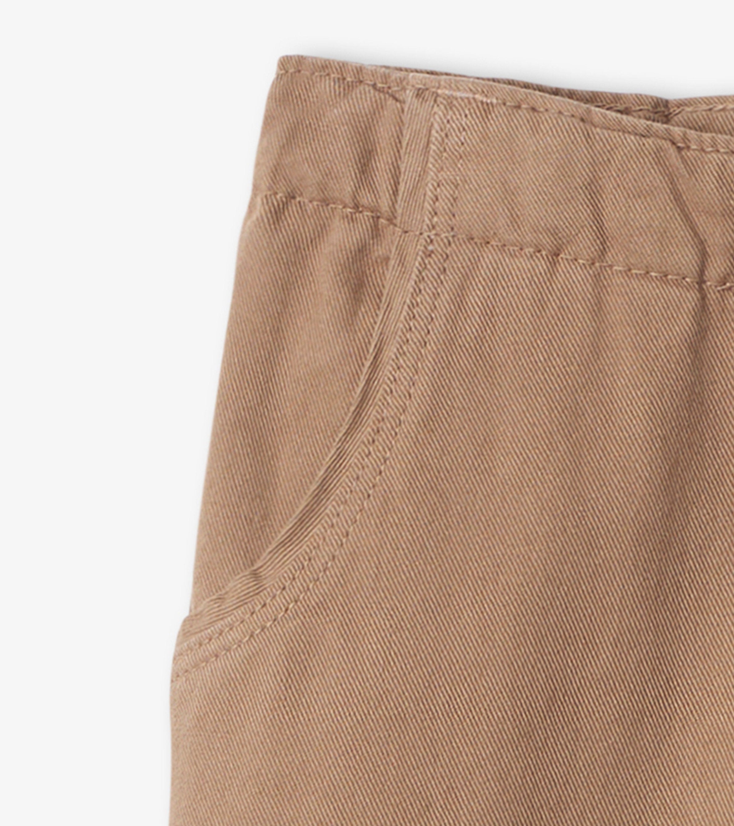 Hatley Boys Khaki Twill Shorts