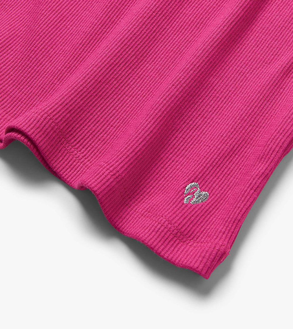 Hatley Girls Raspberry Rose Ruffle Sleeve Tank