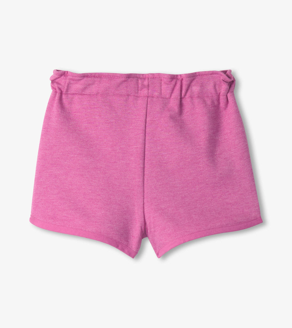Hatley Girls Purple Paper Bag Shorts