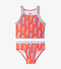 Hatley Girls Painted Sea Horse Tankini Set