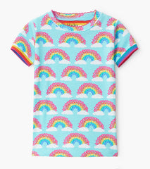 Hatley Magical Rainbows Organic Cotton Short Pajama Set