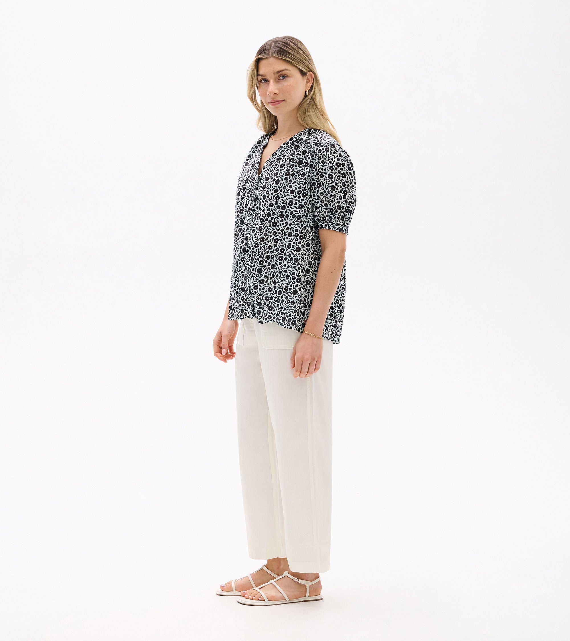 Hatley Ivy Blouse - Mini Fresh Flowers