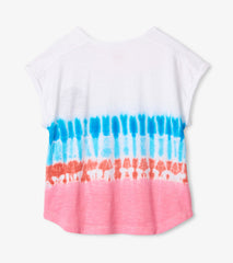 Hatley Rainbow Tie Dye Relaxed Tee