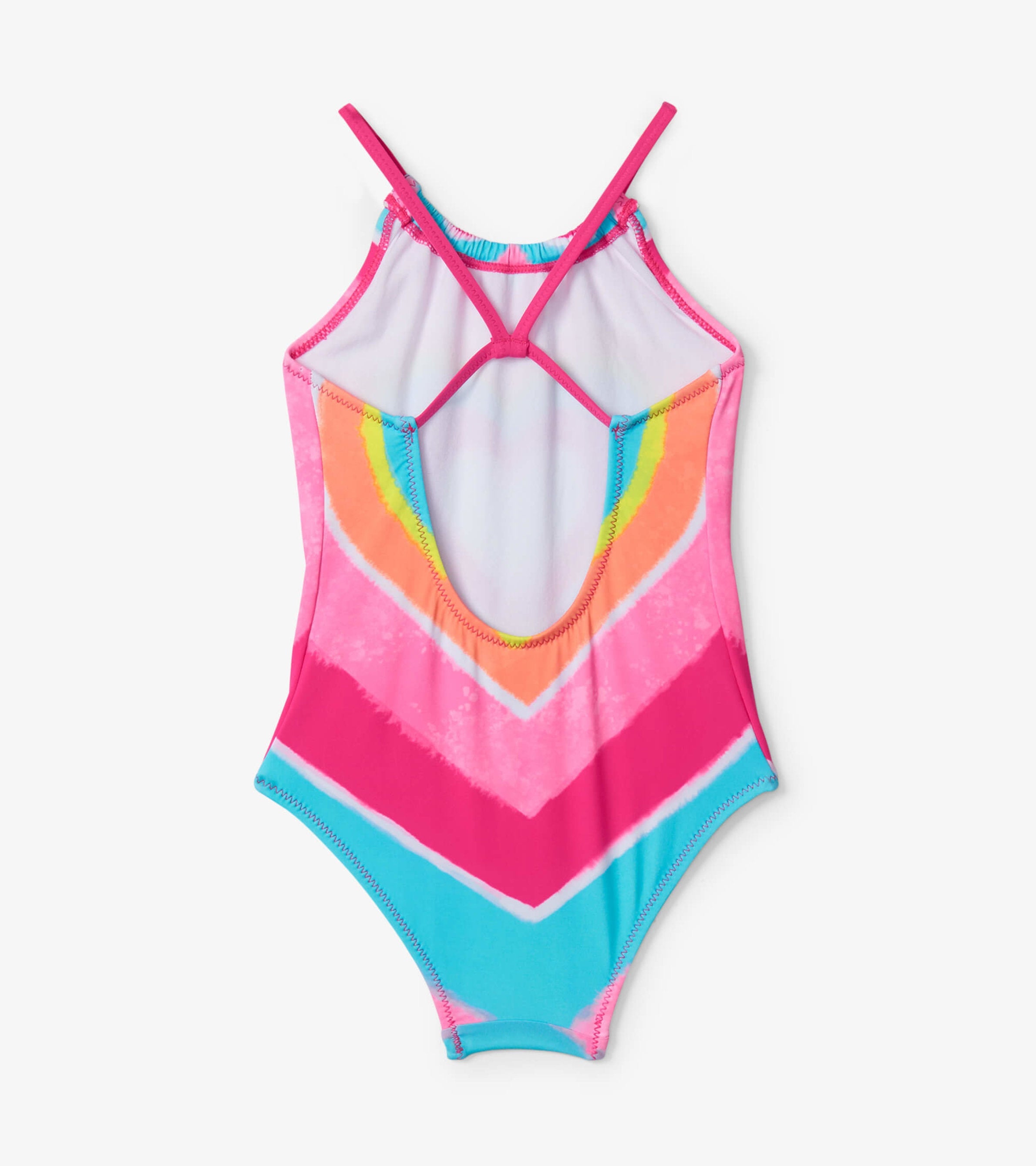 Hatley Psychedelic Heart Gather Front Swimsuit