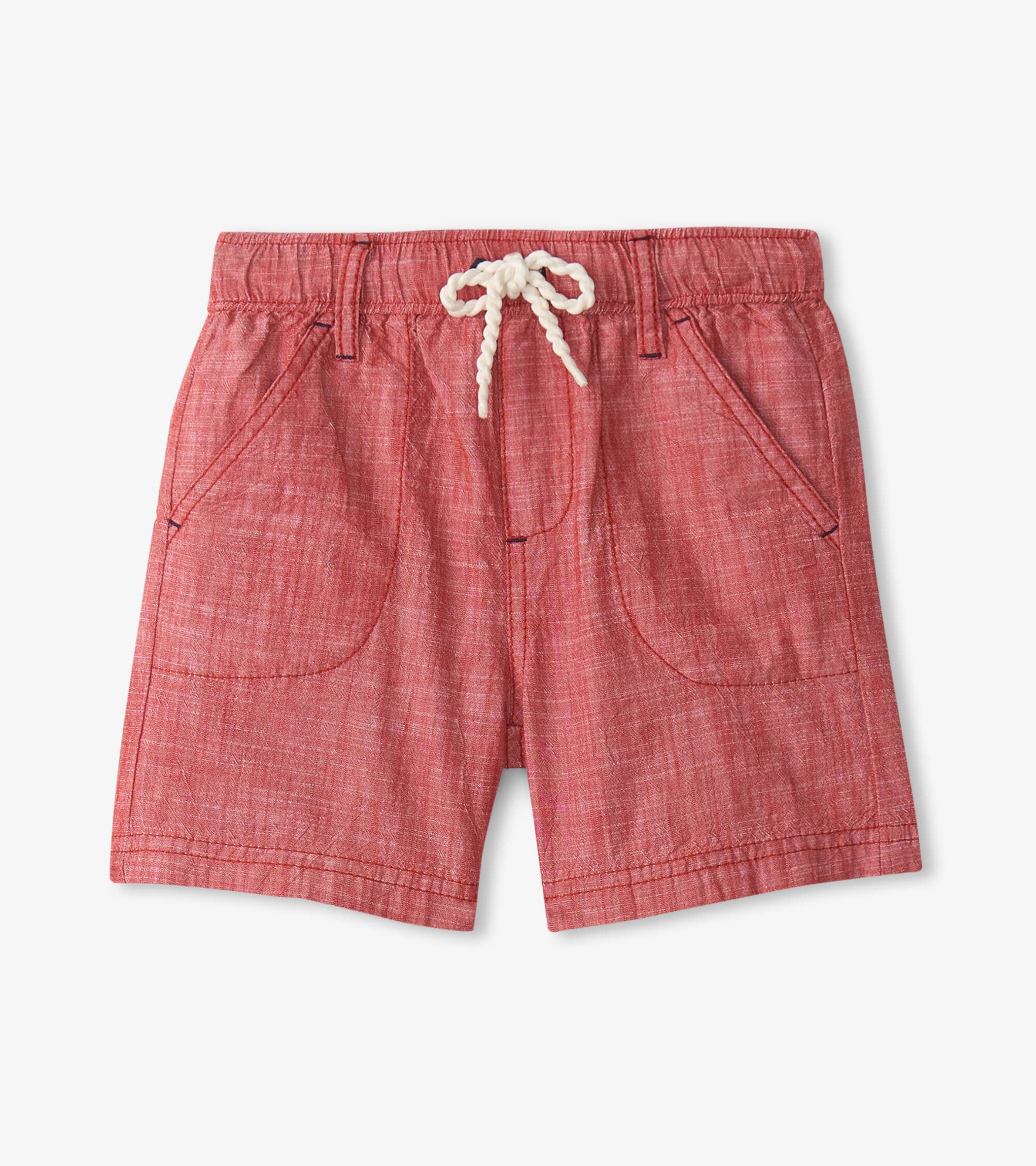 Hatley Boys Nautical Chambray Woven Shorts