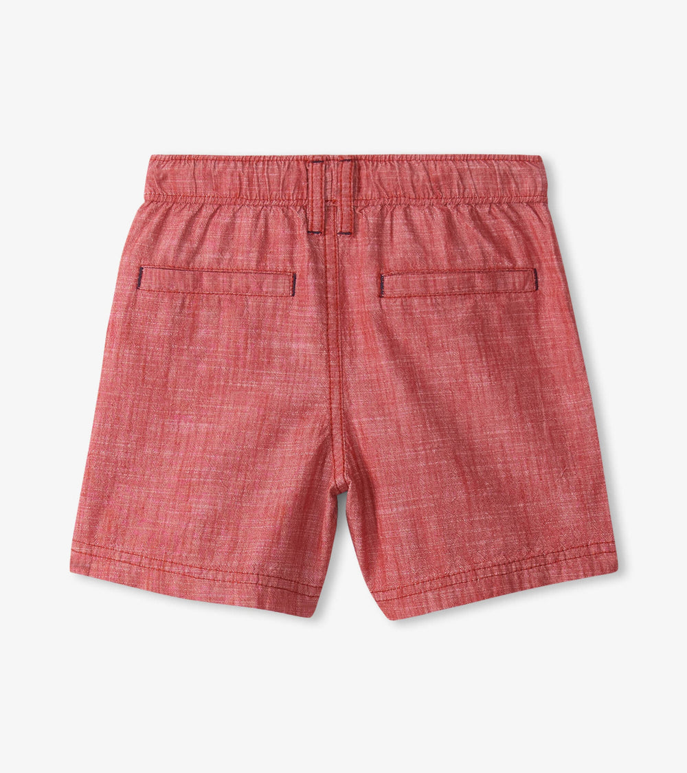 Hatley Boys Nautical Chambray Woven Shorts