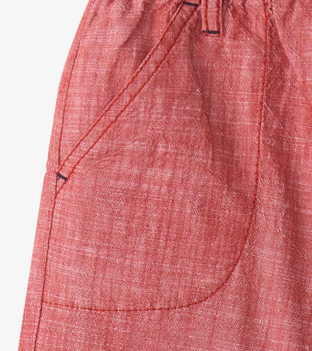 Hatley Boys Nautical Chambray Woven Shorts