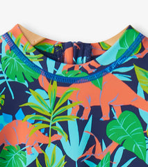 Hatley Baby Boys Dino Jungle One-Piece Rashguard