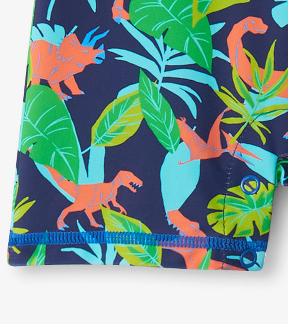 Hatley Baby Boys Dino Jungle One-Piece Rashguard