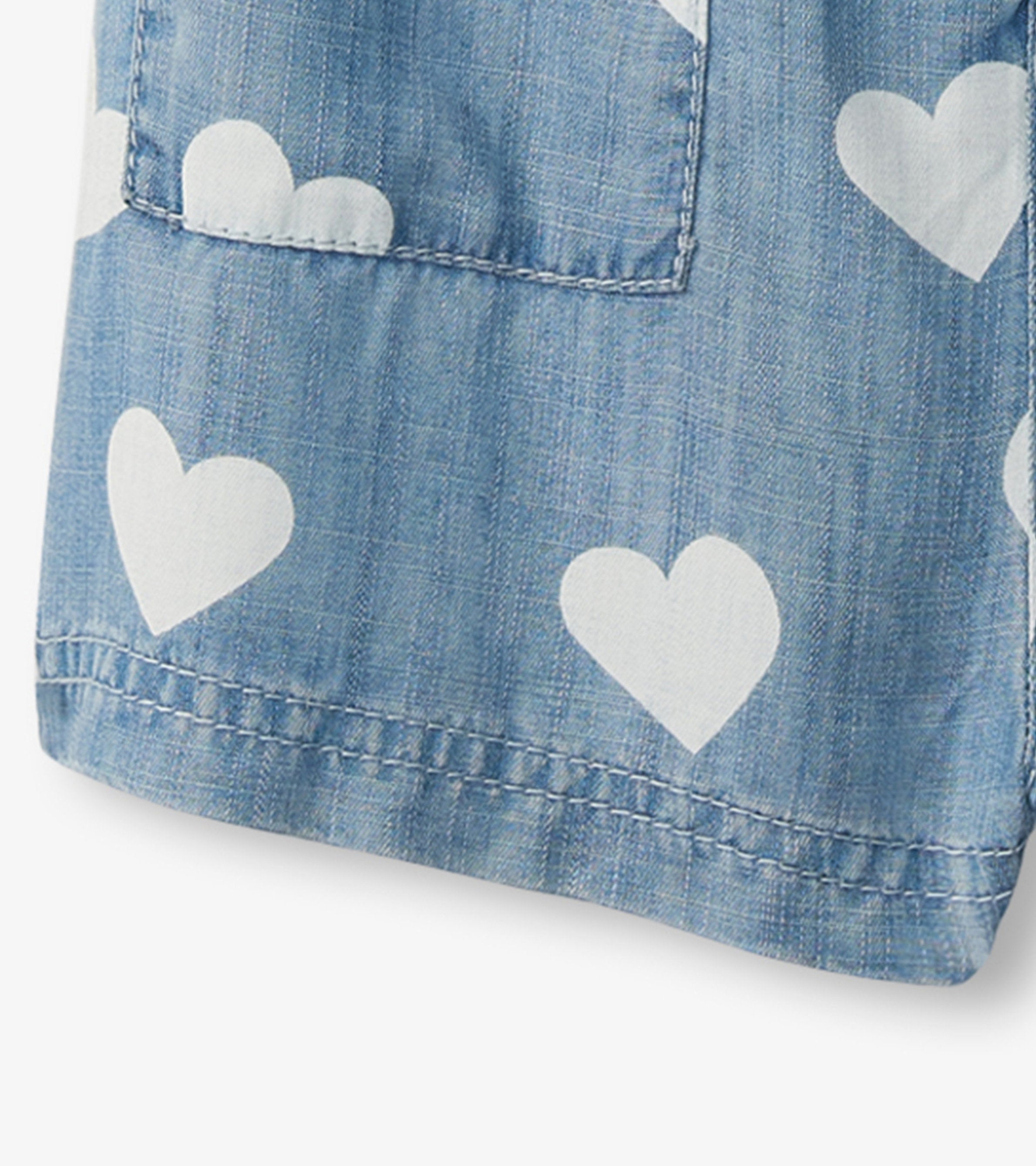 Hatley Girls Hearts Slouchy Overalls
