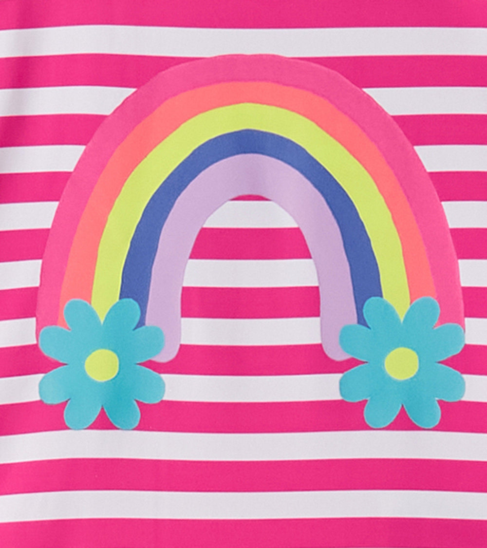 Hatley Baby Girls Candy Stripes Rashguard Swimsuit