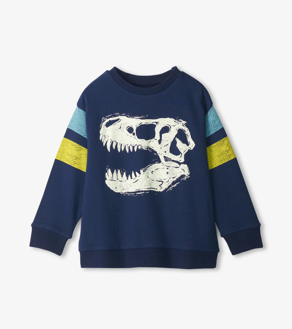 Hatley Boys Dino Glow Pullover Sweatshirt