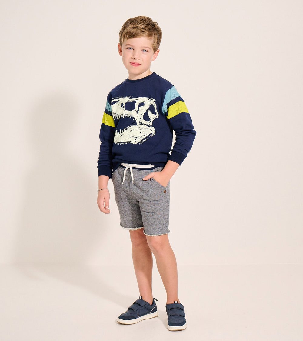 Hatley Boys Dino Glow Pullover Sweatshirt