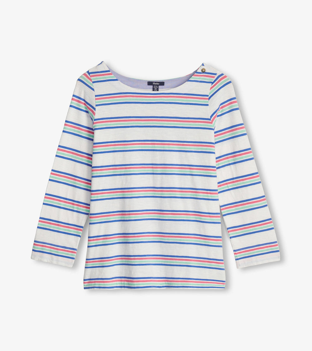 Hatley Button Breton - Seaside Stripes