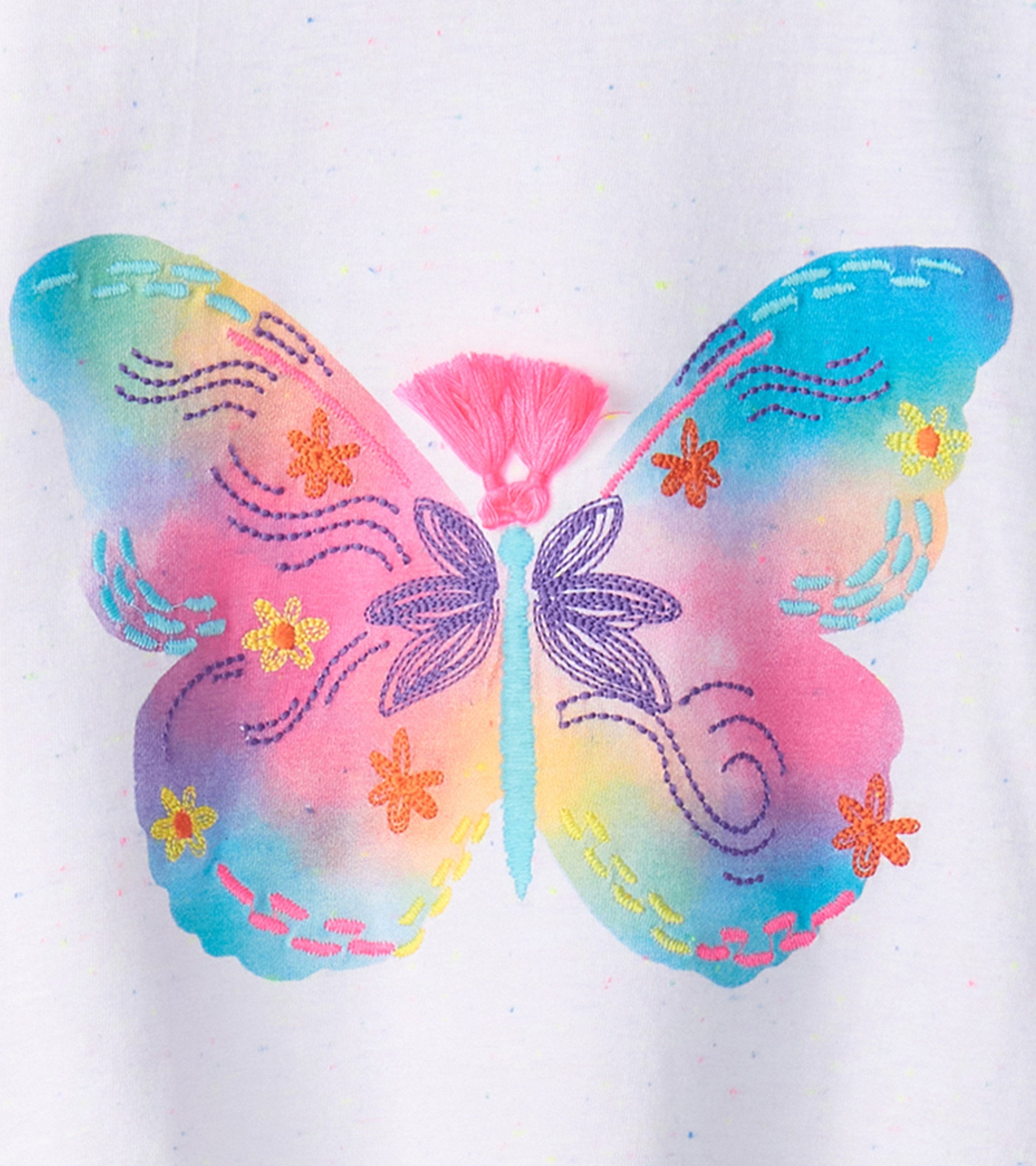 Hatley Girls Painted Butterfly Relaxed T-Shirt