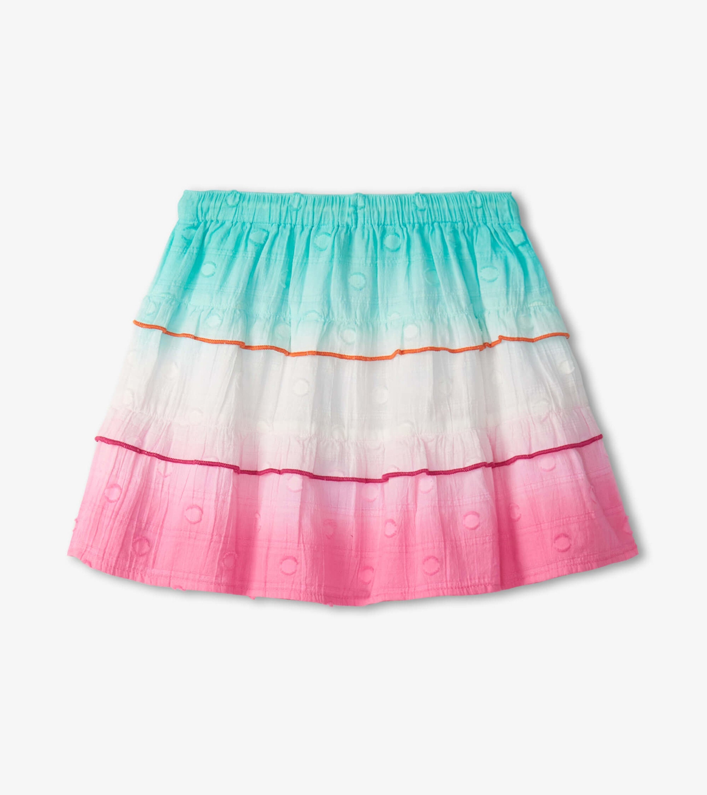 Hatley Girls Summer Waves Tiered Skirt