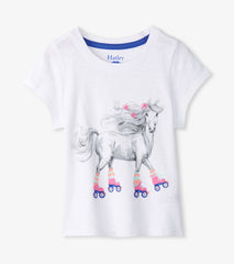 Hatley Girls Roller Skates Graphic Tee