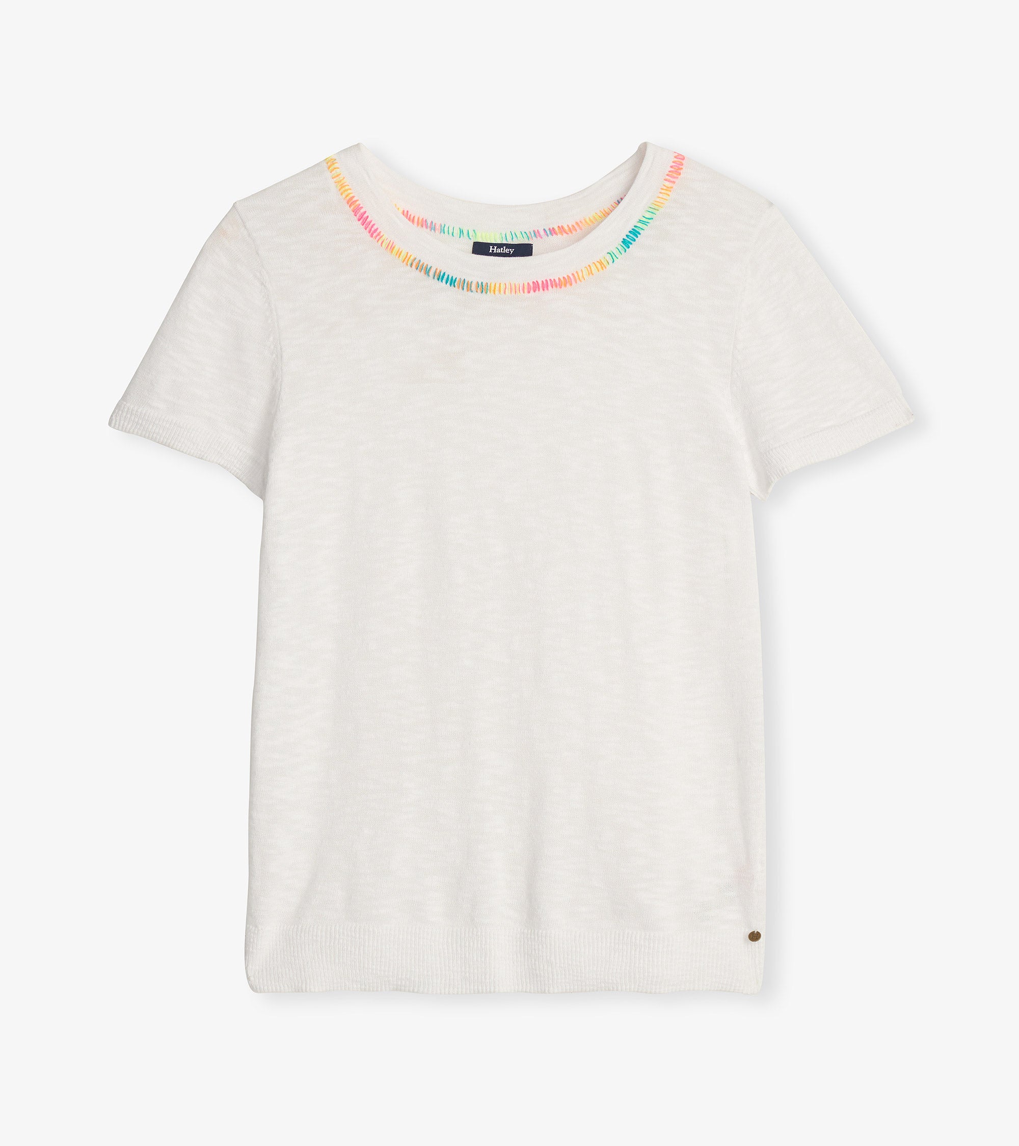 Hatley Simone Knit Tee - White
