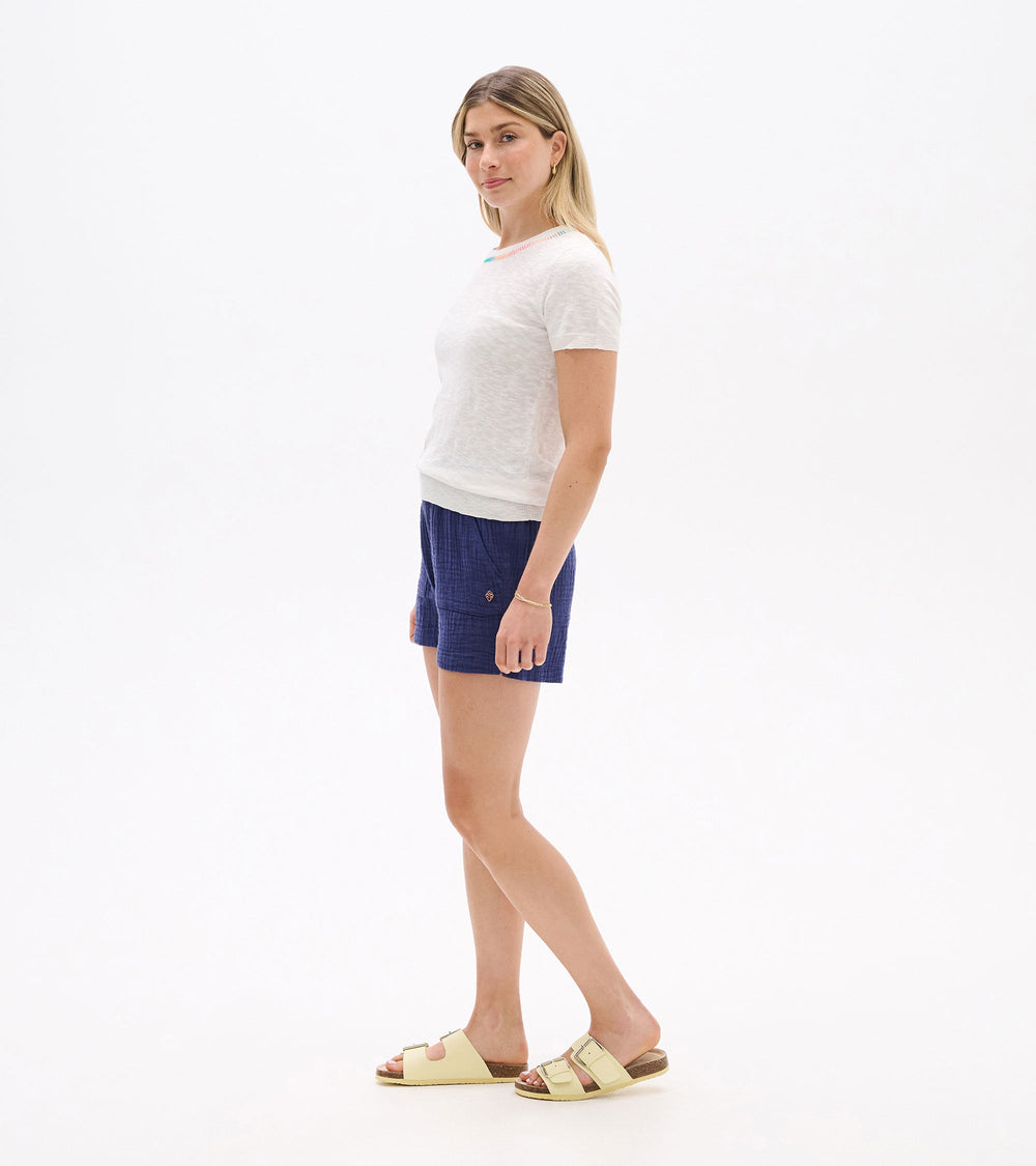 Hatley Simone Knit Tee - White