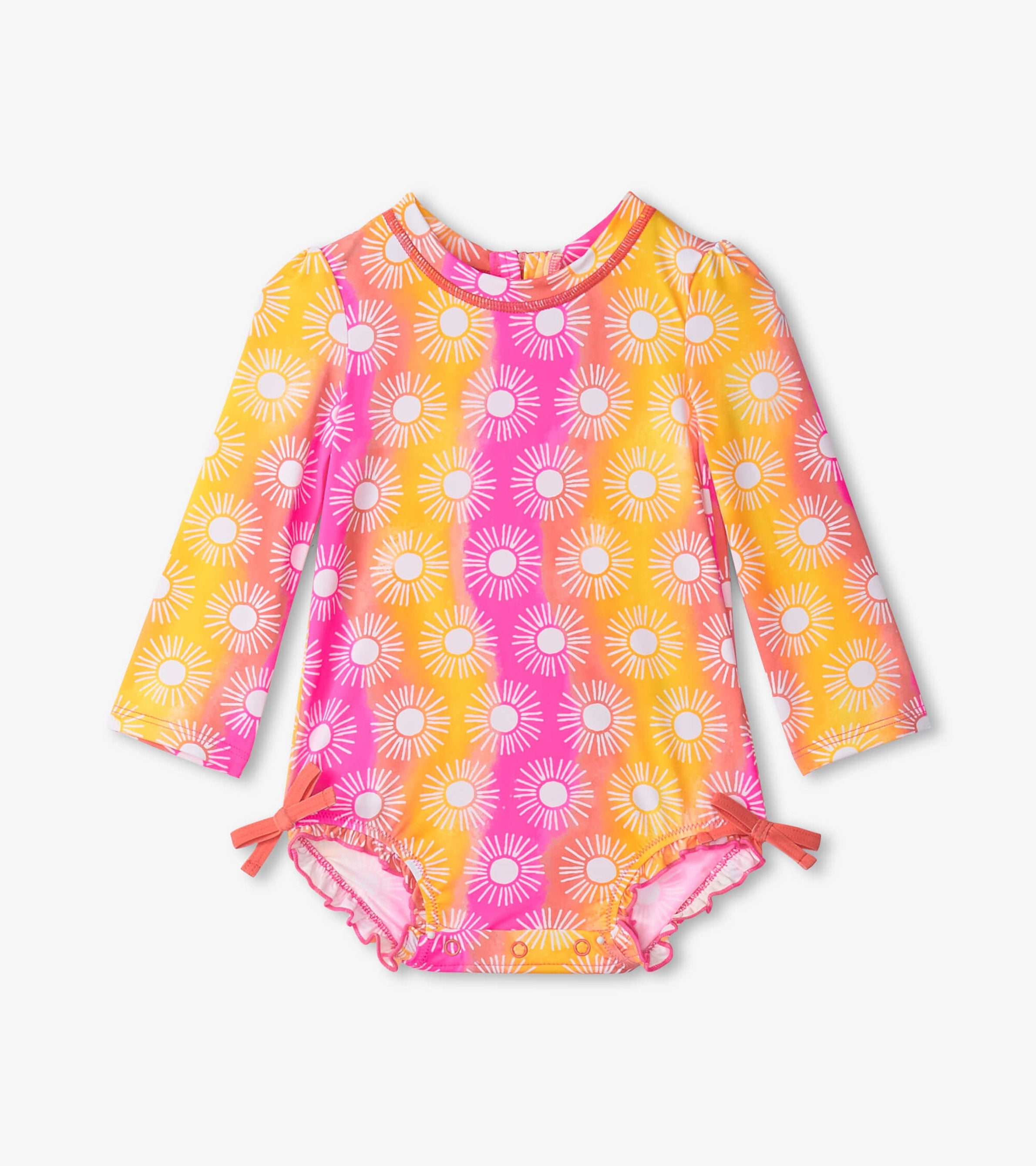 Hatley Baby Girls Sunshine Rashguard Swimsuit