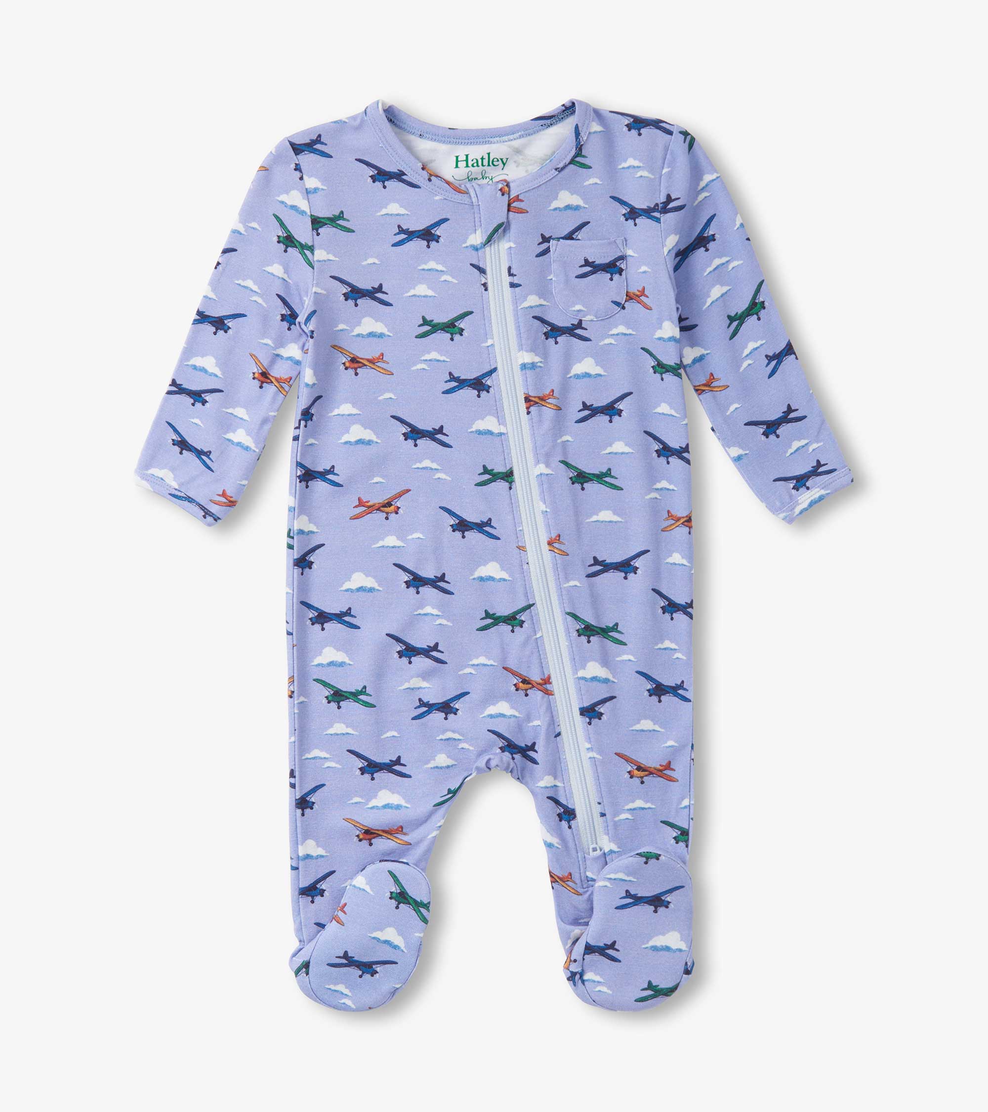 Hatley Baby Boys Airplanes Footed Sleeper