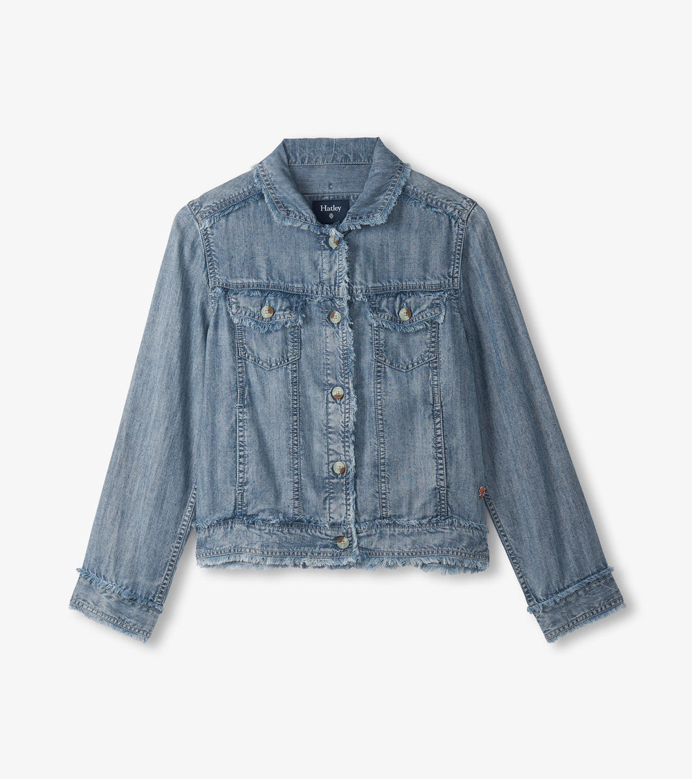 Hatley Tencel Jacket - Blue Acid Wash