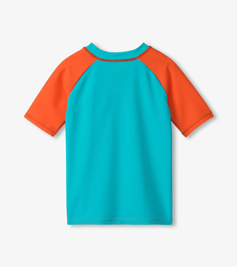 Hatley Boys Sharks Short Sleeve Rashguard