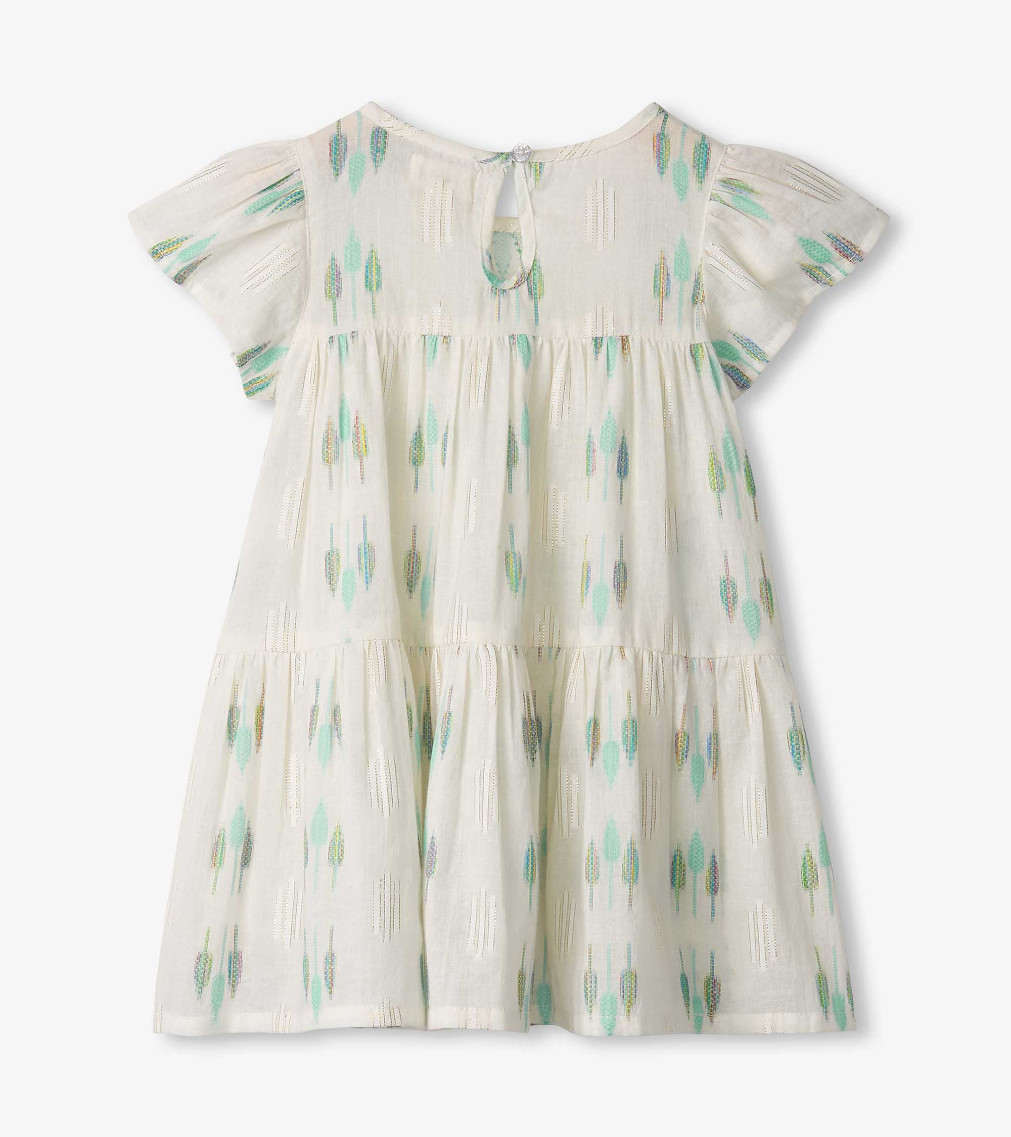 Hatley Baby & Toddler Girls Blue Feathers Woven Puff Dress