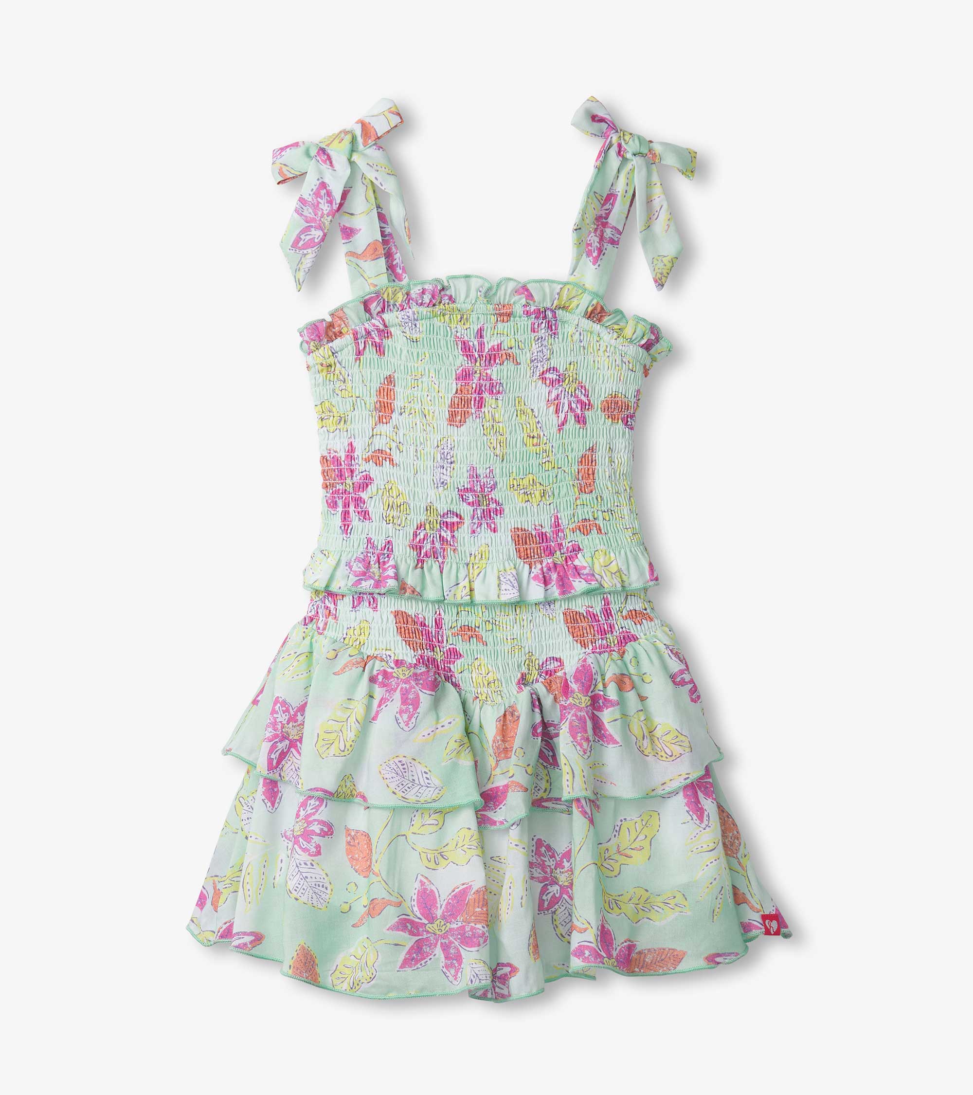 Hatley Girls Floral Smocked Angel Dress