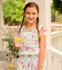 Hatley Girls Floral Smocked Angel Dress
