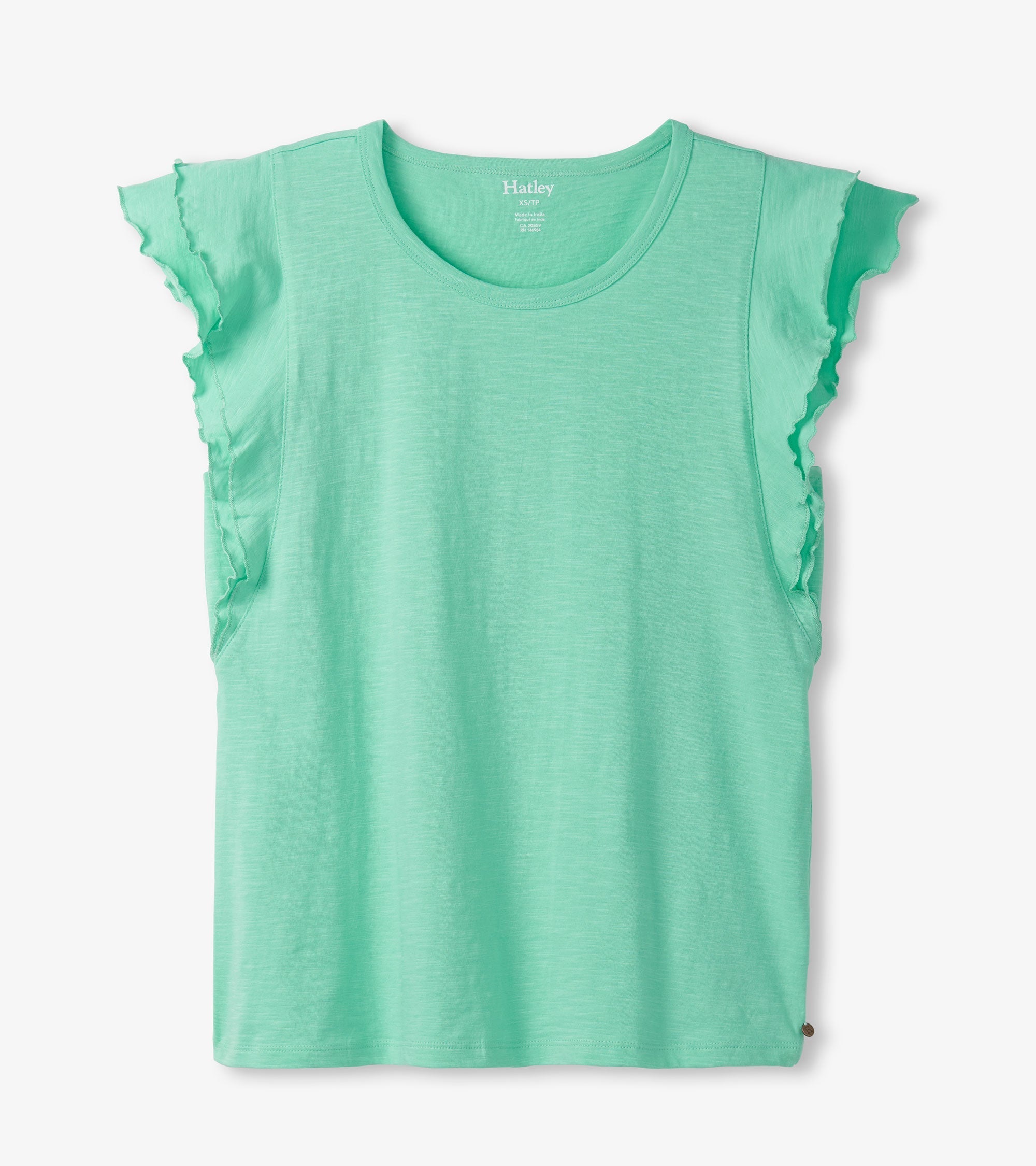 Hatley Layered Sleeve Tank - Turquoise