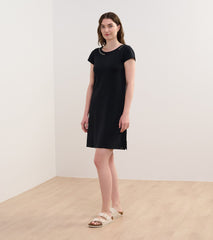 Hatley Brooke Dress - Black French Terry