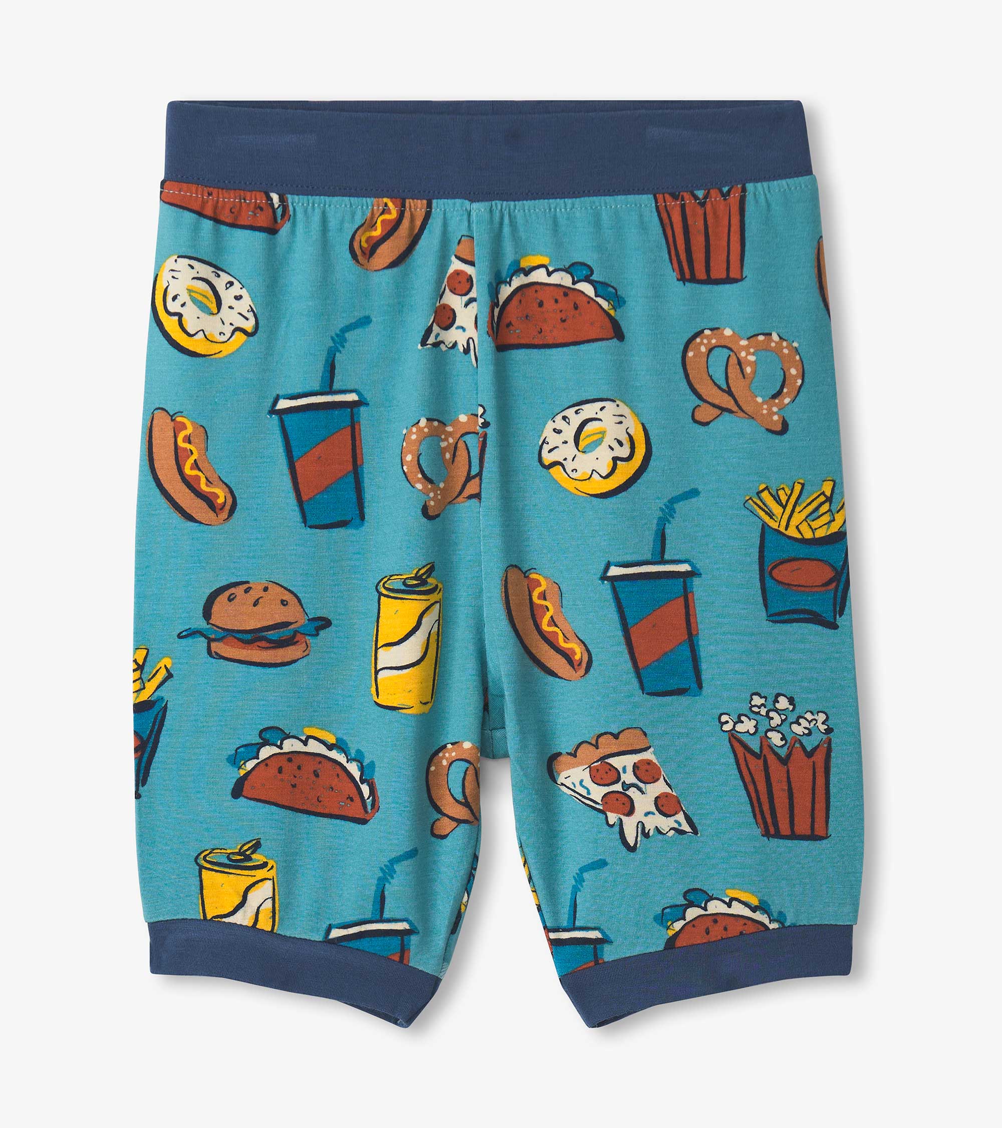Hatley Boys Carnival Food Short Pajama Set