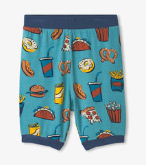 Hatley Boys Carnival Food Short Pajama Set