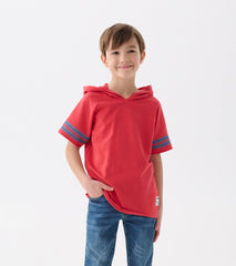 Hatley Boys Jersey Number Raglan Hoodie Tee