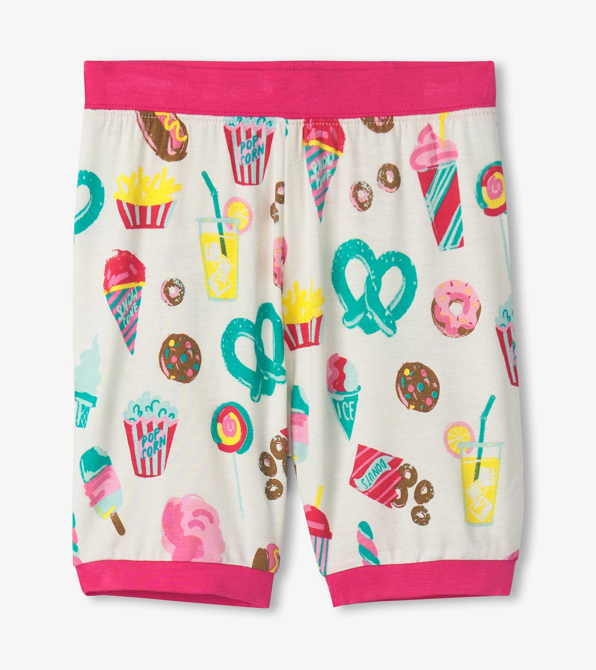 Hatley Girls Carnival Treats Bamboo Short Pajama Set