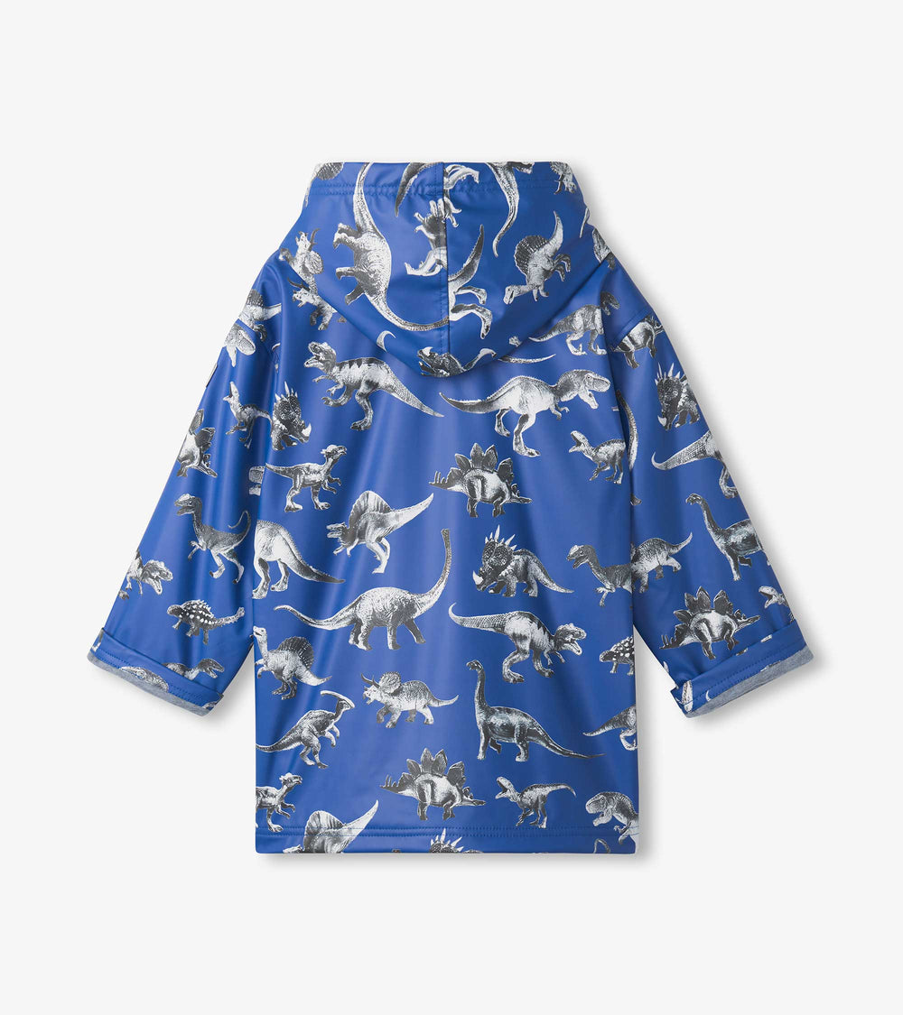 Hatley Boys Dino Extinction Zip-Up Rain Jacket