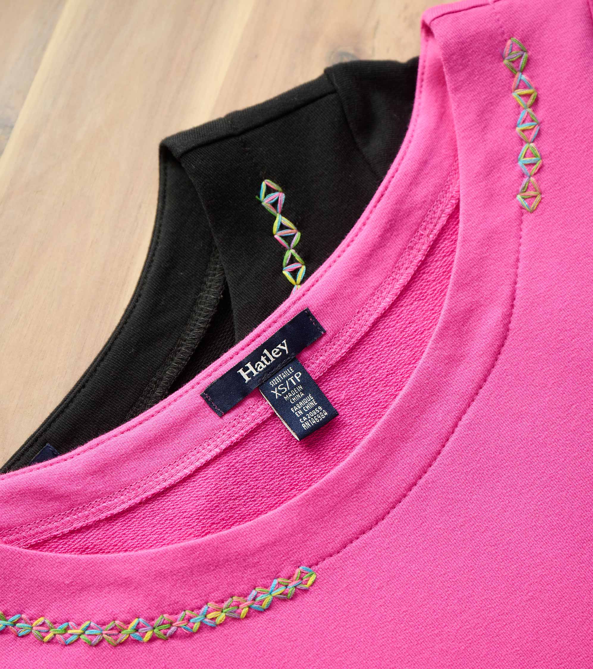 Hatley Brooke Dress - Fuchsia French Terry