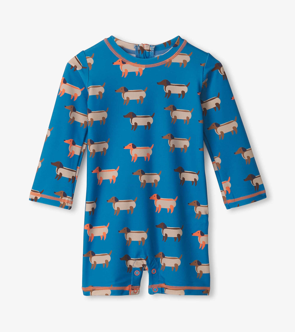 Hatley Baby Boys Hot Dogs One-Piece Rashguard